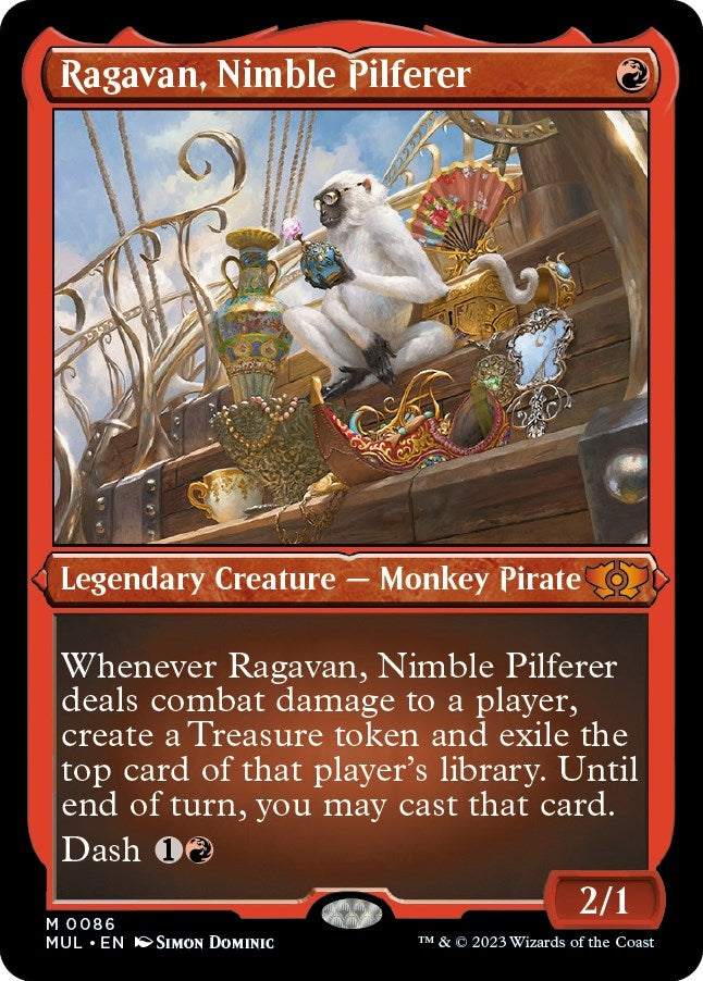 Ragavan, Nimble Pilferer (Foil Etched) (86) (MUL)