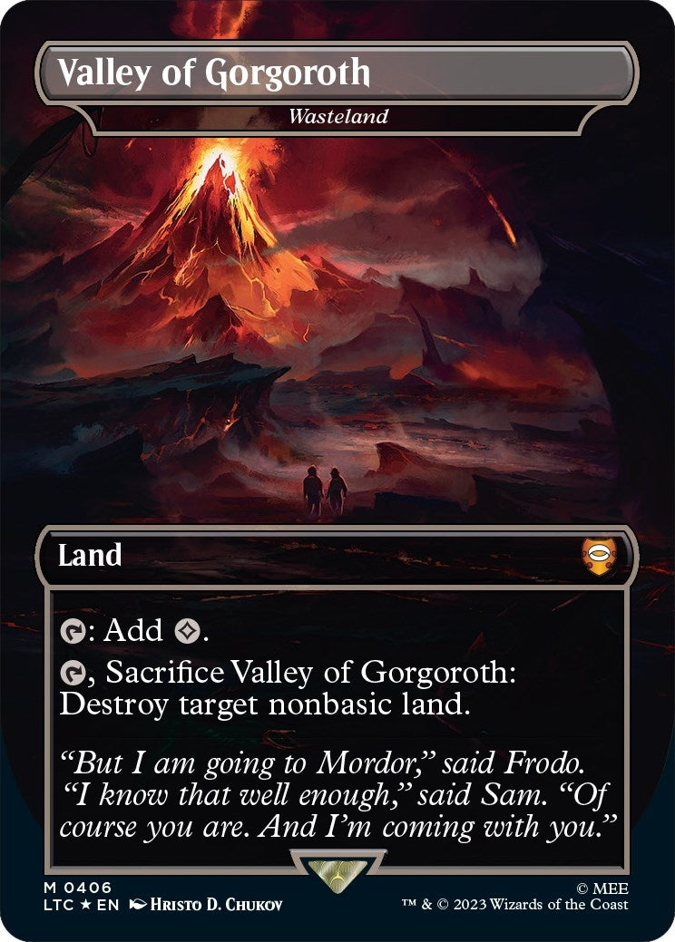 Valley of Gorgoroth - Wasteland (Surge Foil) (406) (LTC)