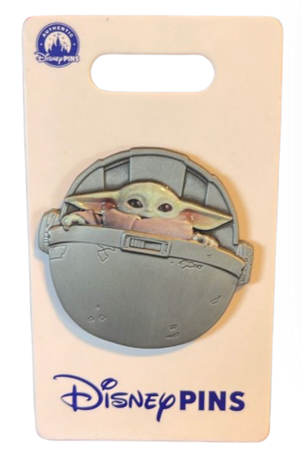 Disney Parks Star Wars Grogu In His Hover-Pram Pin New With Card