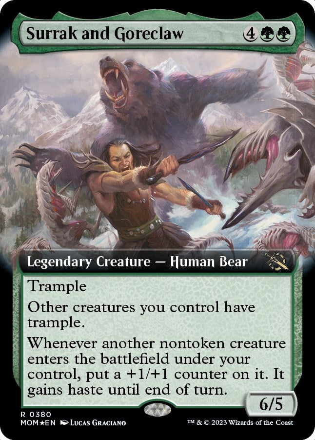Surrak and Goreclaw (Extended Art) (380) (MOM)