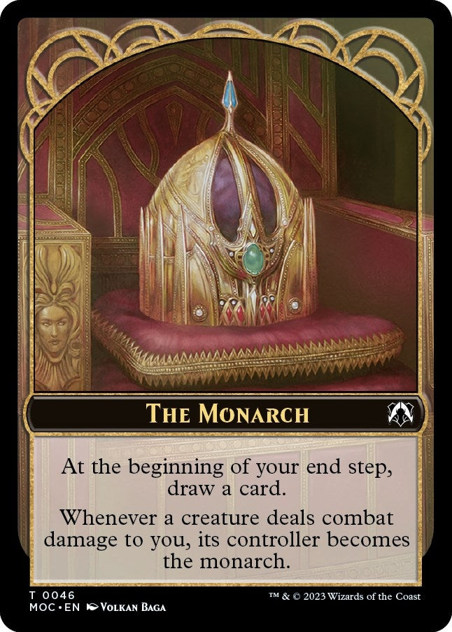Image for The Monarch // Shapeshifter Double-Sided Token (46 //12) (MOC) - Magic: The Gathering