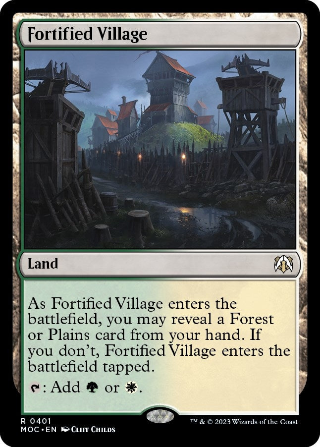 Image for Fortified Village (401) (MOC) - Magic: The Gathering