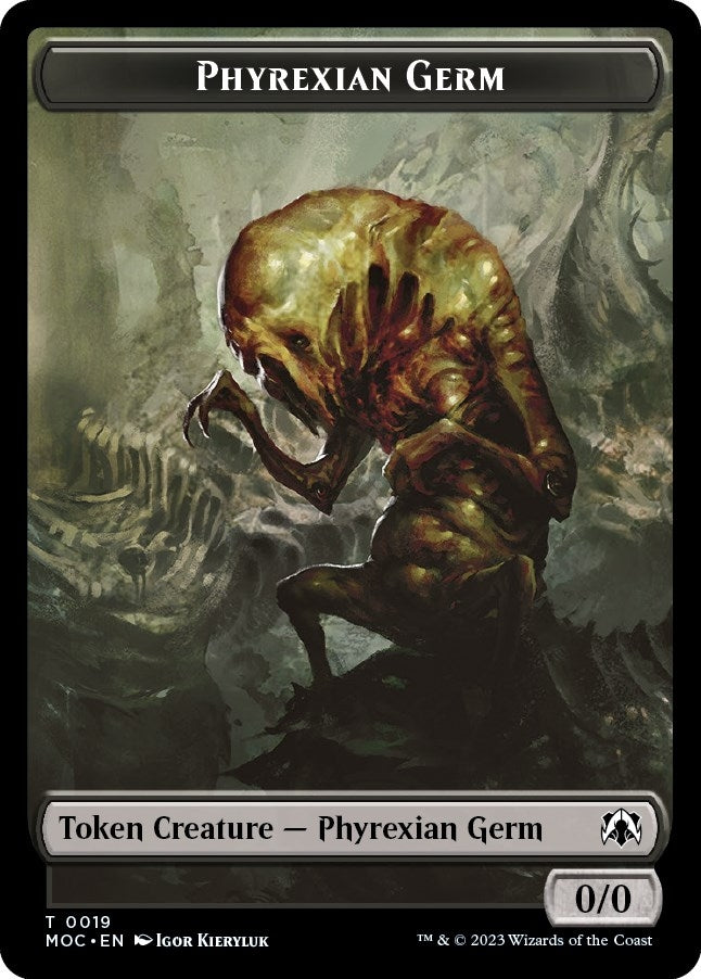Phyrexian Germ // Myr Double-Sided Token (19 // 38) (MOC)