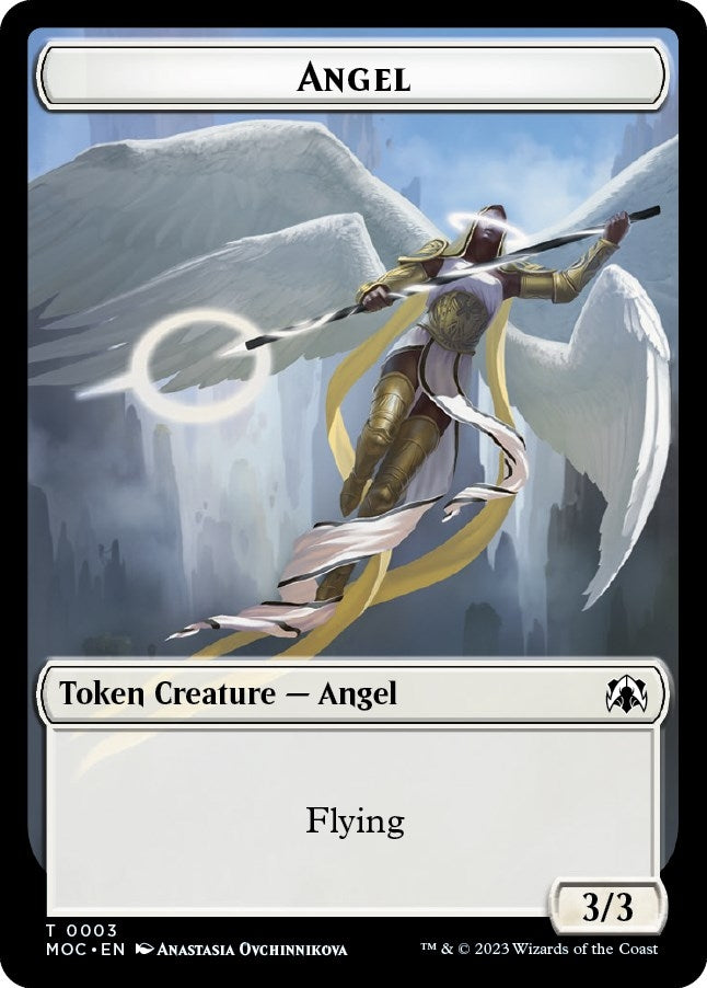Angel // Demon Double-Sided Token (3 // 18) (MOC)