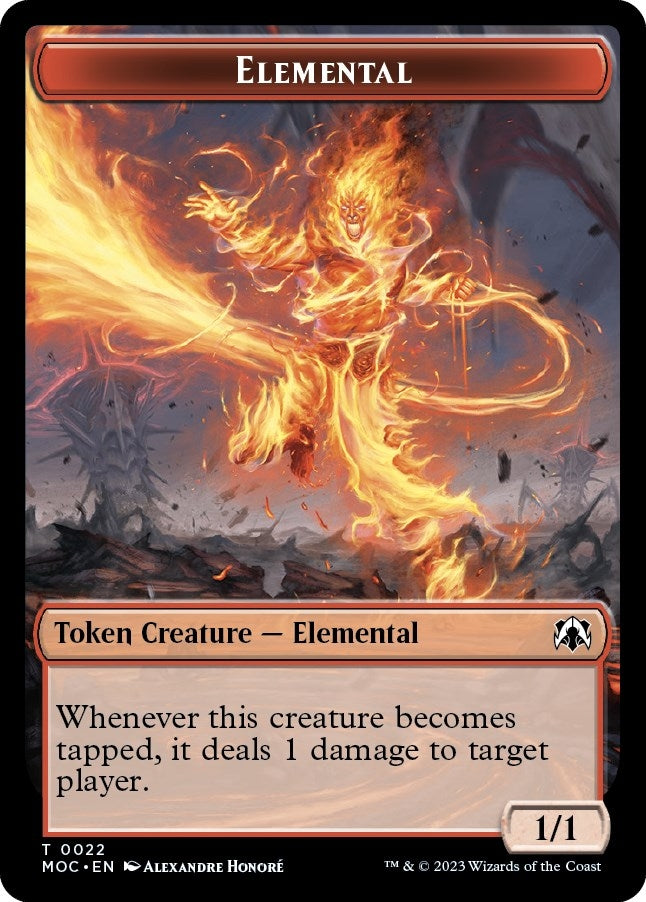 Elemental // Faerie Double-Sided Token (22 // 11) (MOC)