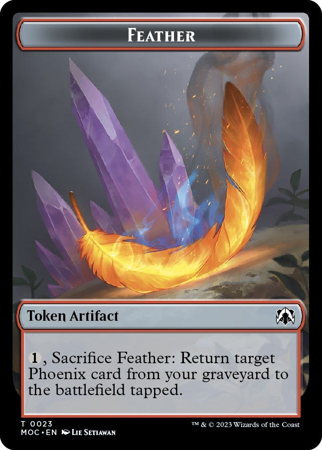 Feather // Servo Double-Sided Token (23 // 42) (MOC)