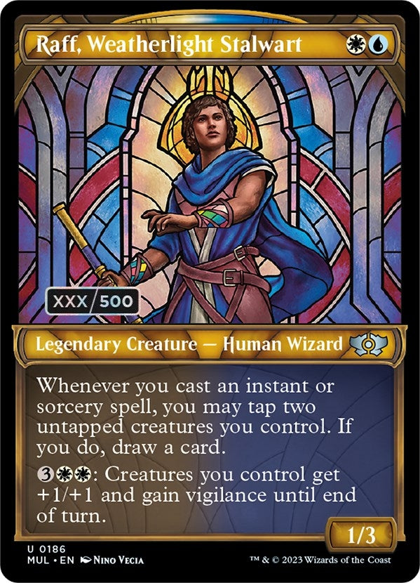 Raff, Weatherlight Stalwart (Serial Numbered) (186) (MUL)