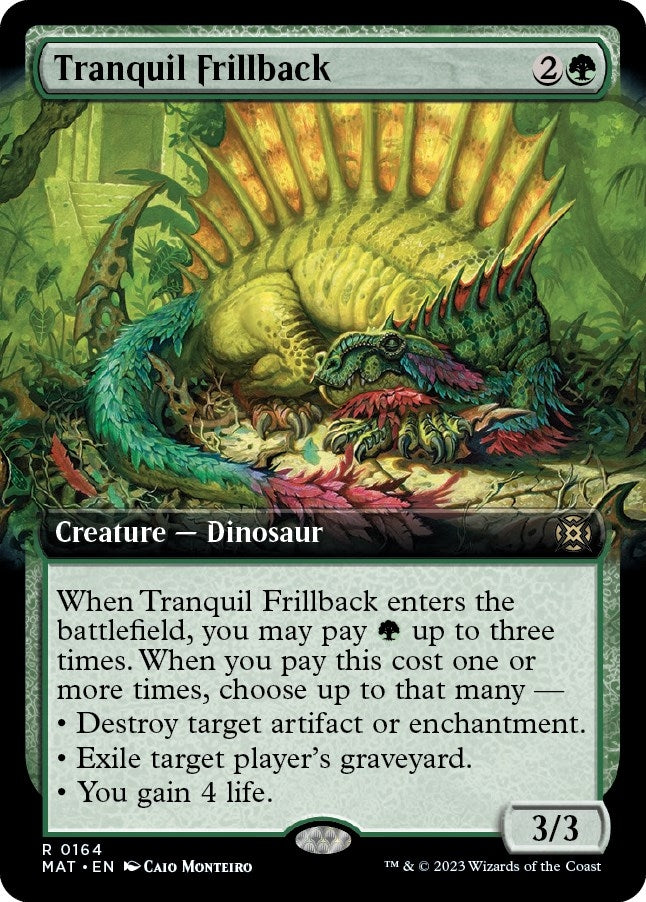 Tranquil Frillback (Extended Art) (164) (MAT)