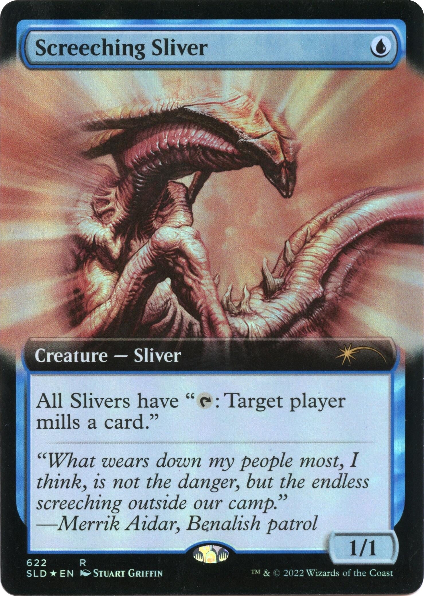 Screeching Sliver (Extended Art) (622) (SLD)