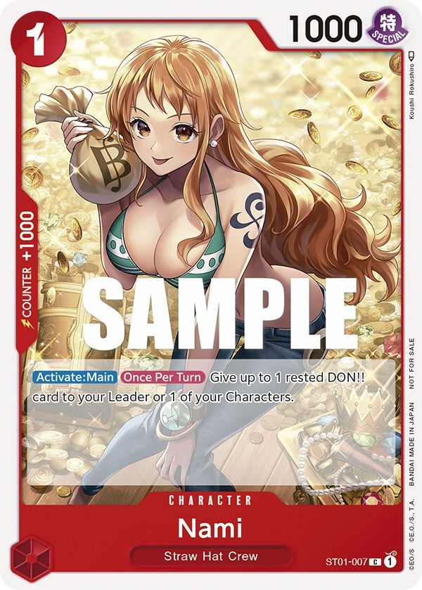 Nami (Tournament Pack Vol. 3) [Participant] (ST01-007) (OP-PR)