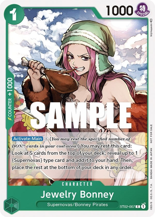 Jewelry Bonney (Tournament Pack Vol. 3) [Participant] (ST02-007) (OP-PR)