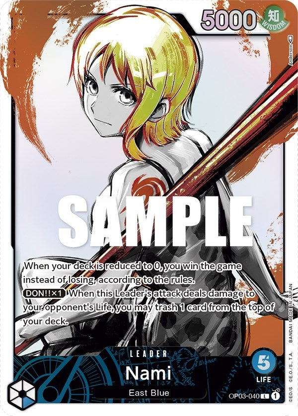 Nami (040) (Alternate Art) (OP03-040) (OP03)