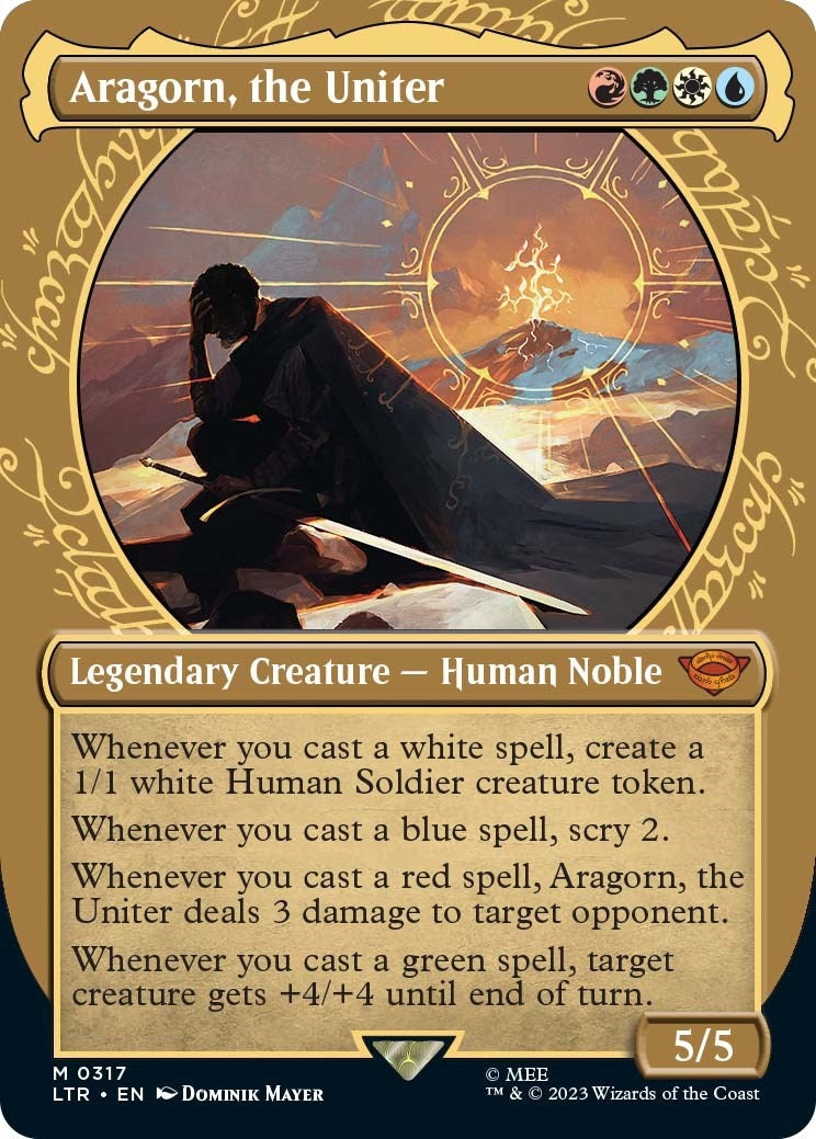 Aragorn, the Uniter (Showcase) (317) (LTR)