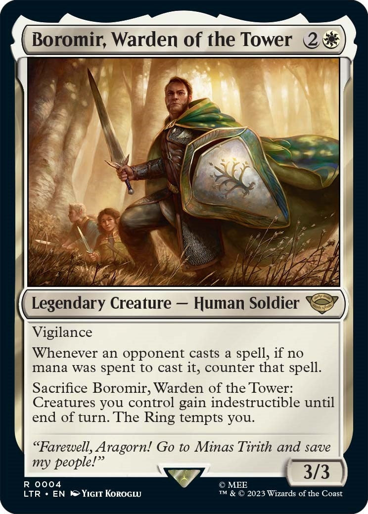 Boromir, Warden of the Tower (4) (LTR)