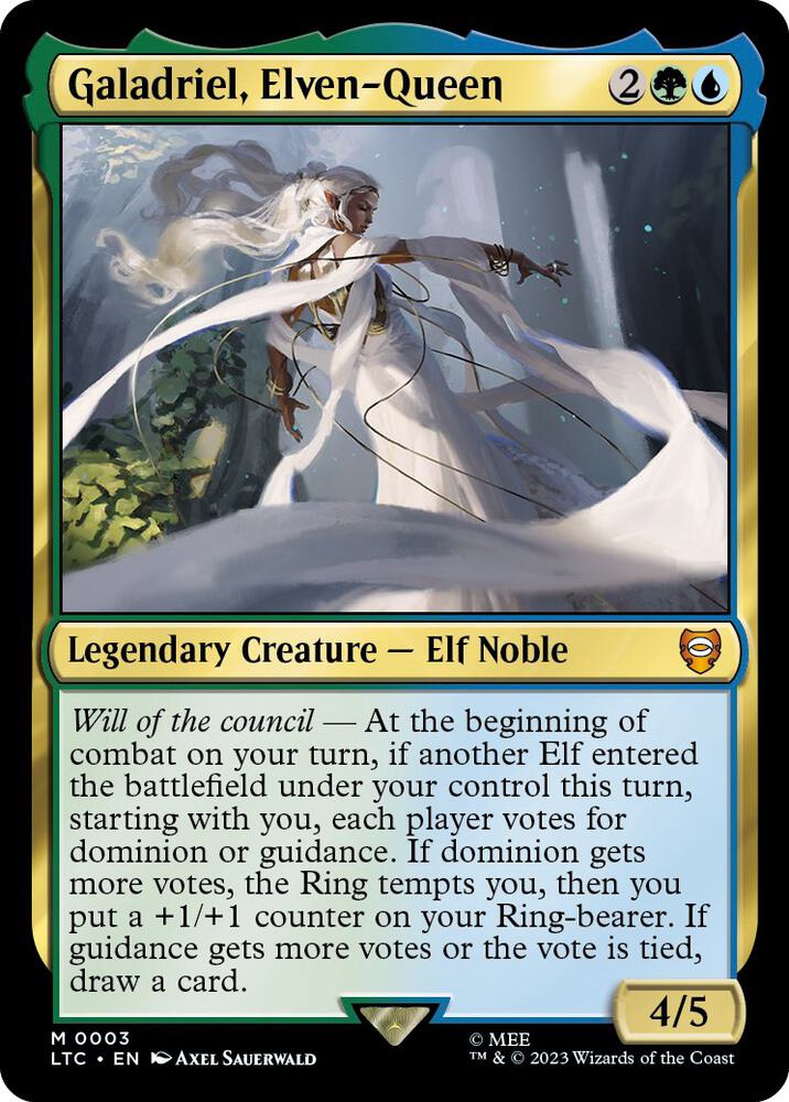 Galadriel, Elven-Queen Commander Deck (OPENED)