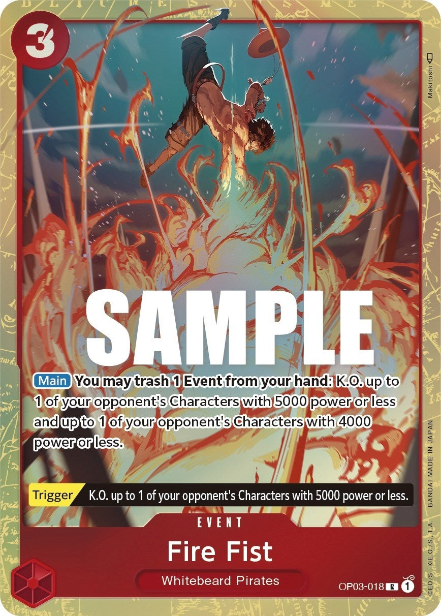 Fire Fist (Alternate Art) (OP03-018) (OP03)