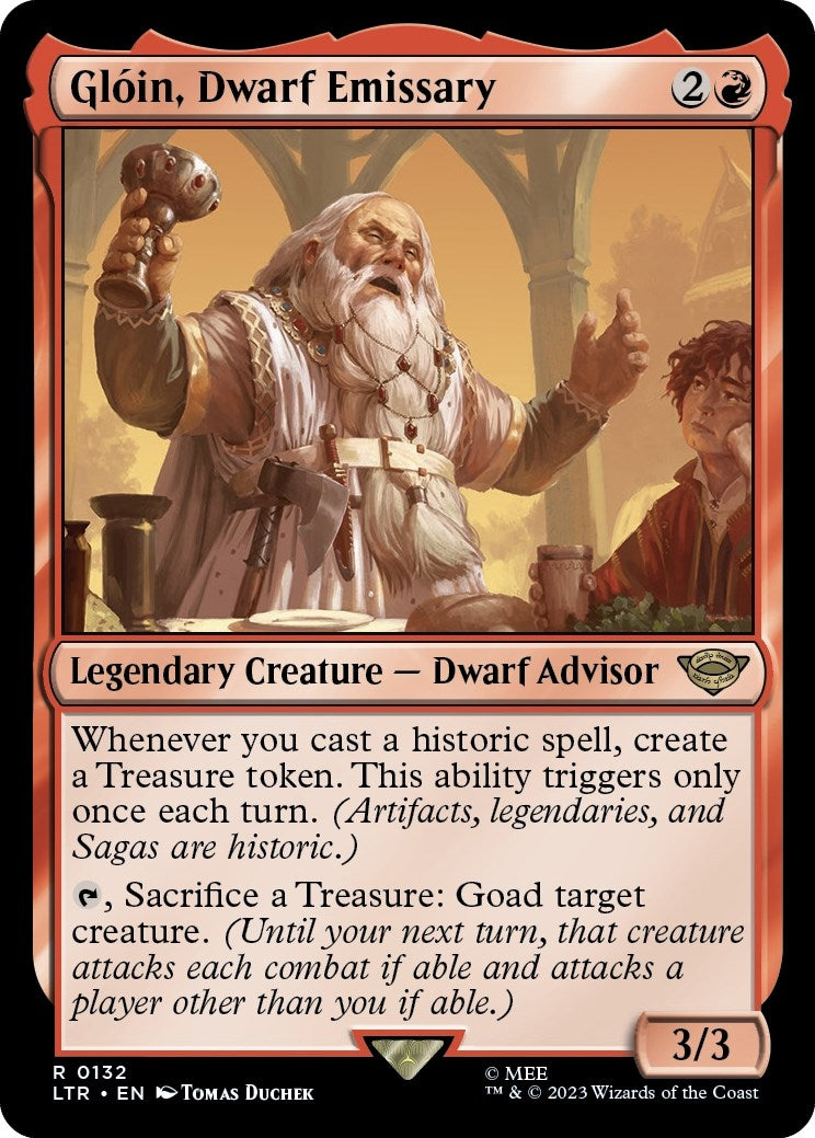 Gloin, Dwarf Emissary (132) (LTR)