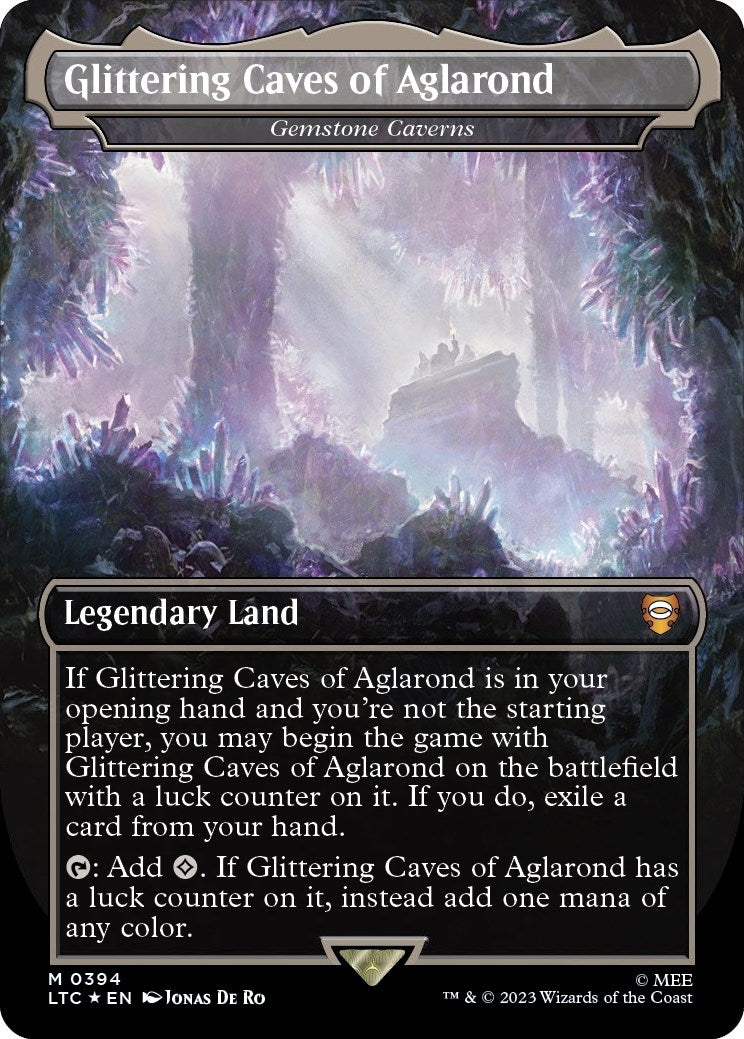Glittering Caves of Aglarond - Gemstone Caverns (Surge Foil) (394) (LTC)