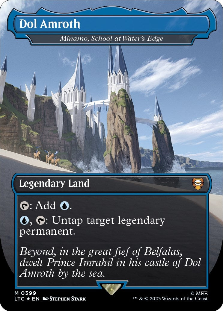 Dol Amroth - Minamo, School at Water's Edge (Borderless) (Surge Foil) (399) (LTC)