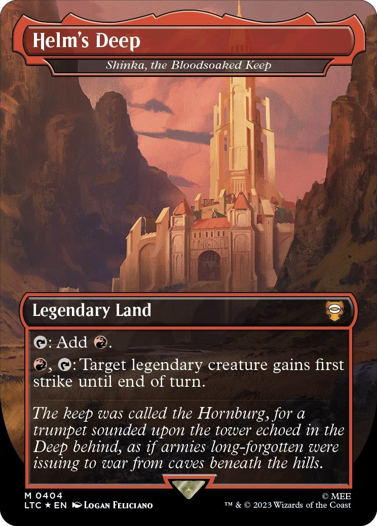 Helm's Deep - Shinka, the Bloodsoaked Keep (Surge Foil) (404) (LTC)