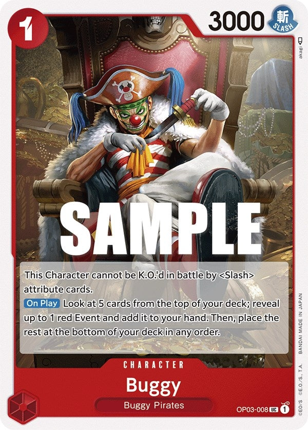Image for Buggy (008) (OP03-008) (OP03) - One Piece Card Game