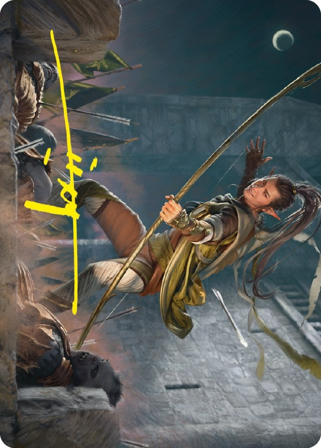 Legolas, Counter of Kills Art Card (Gold-Stamped Signature) (17) (ASLTR)