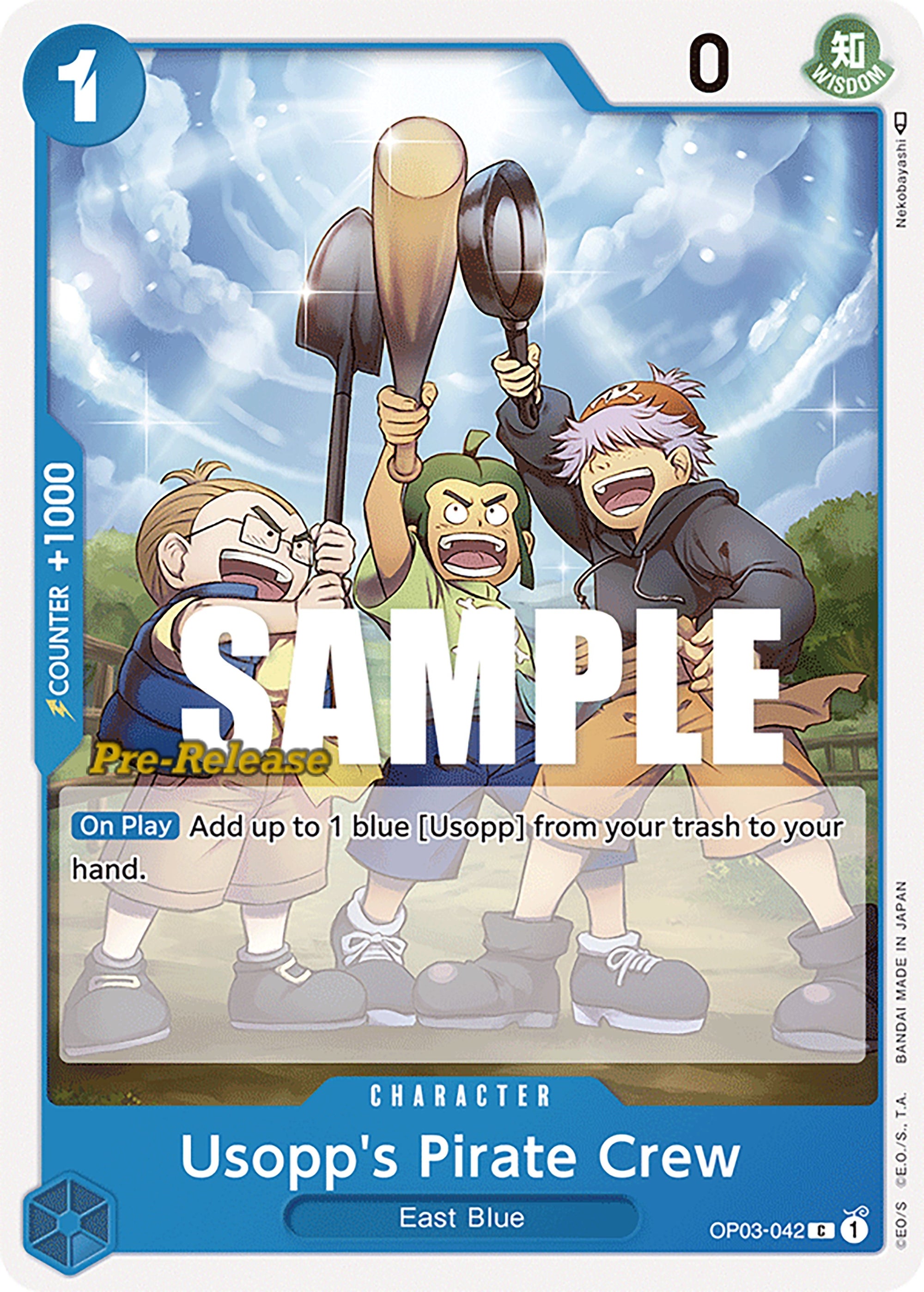 Usopp's Pirate Crew (OP03-042) (OP03 PRE)