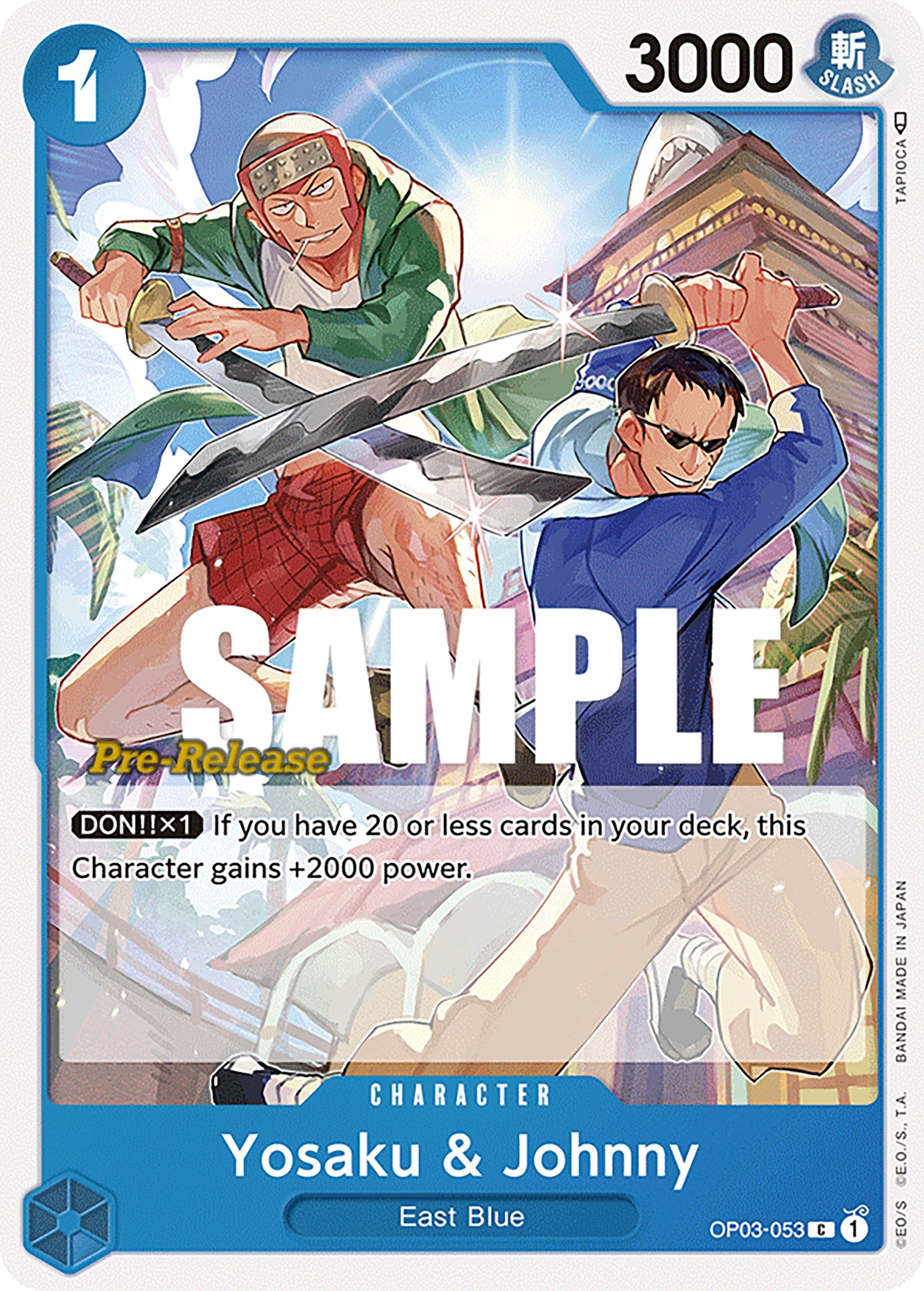 Yosaku & Johnny (OP03-053) (OP03 PRE)