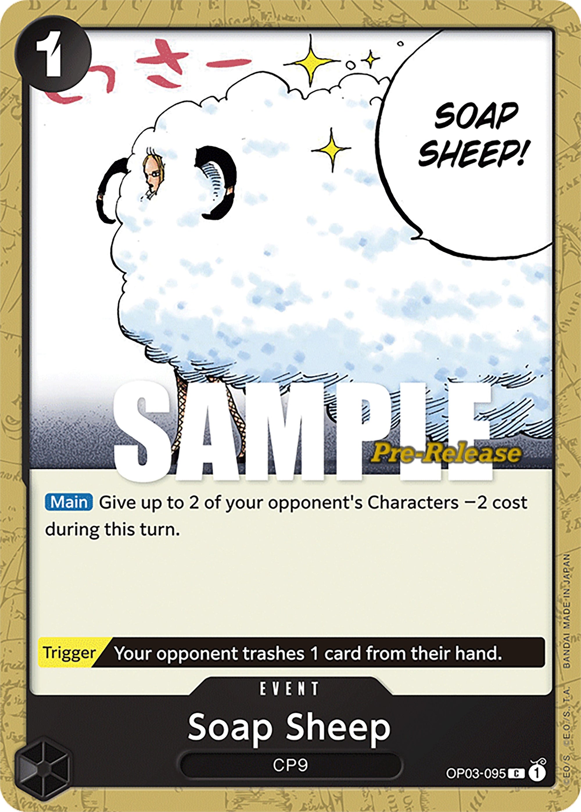Soap Sheep (OP03-095) (OP03 PRE)