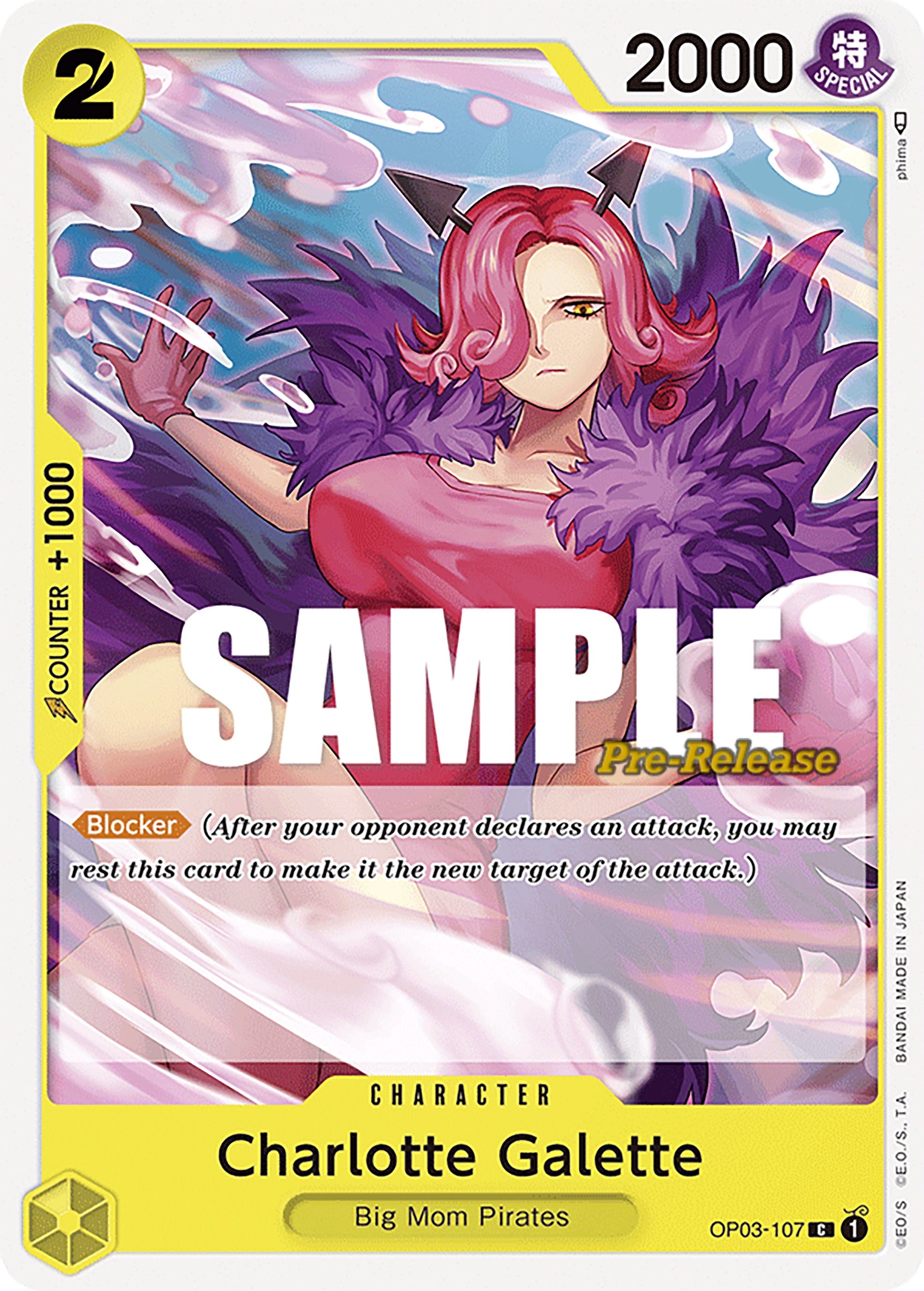 Charlotte Galette (OP03-107) (OP03 PRE)