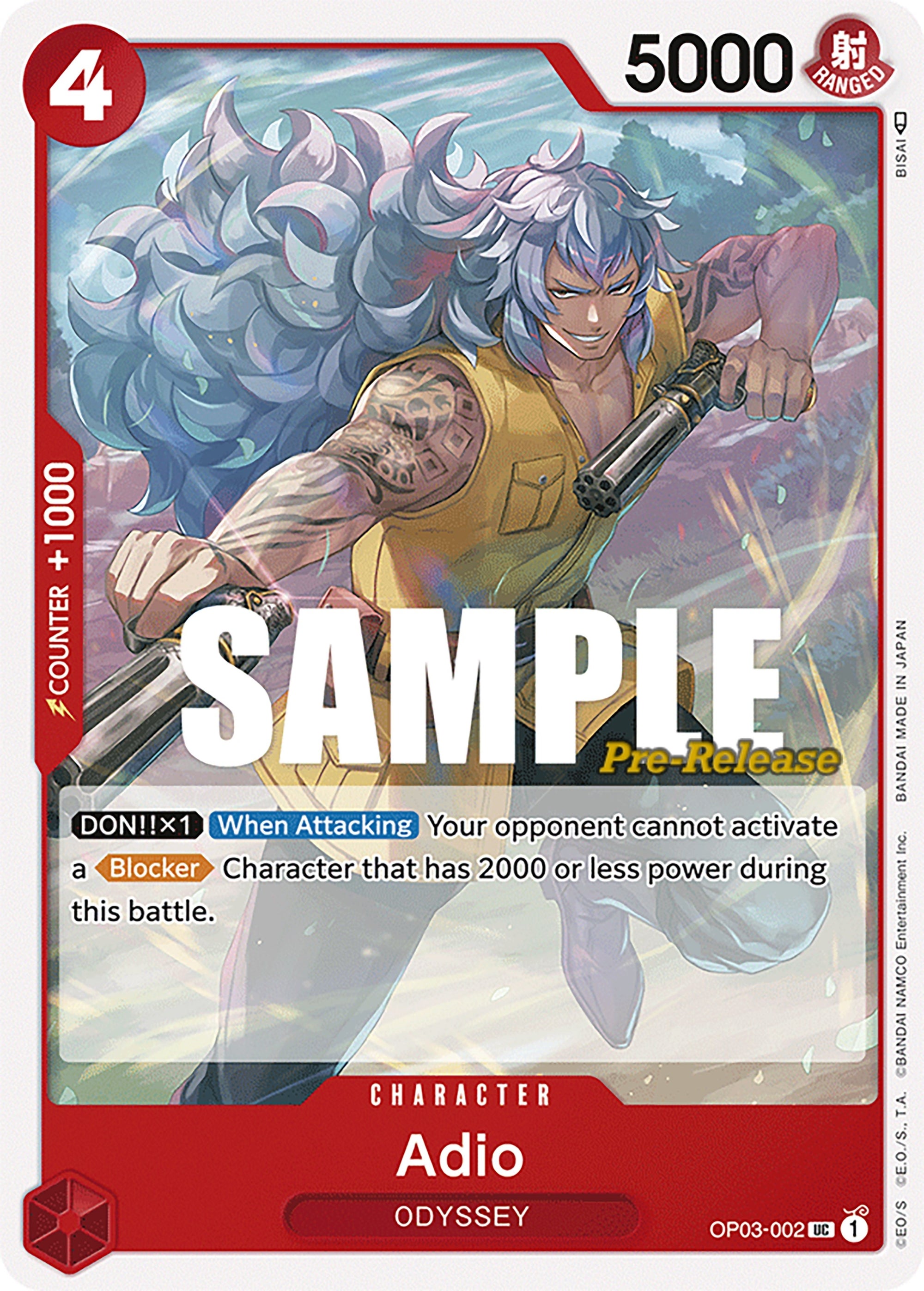 Adio (OP03-002) (OP03 PRE)