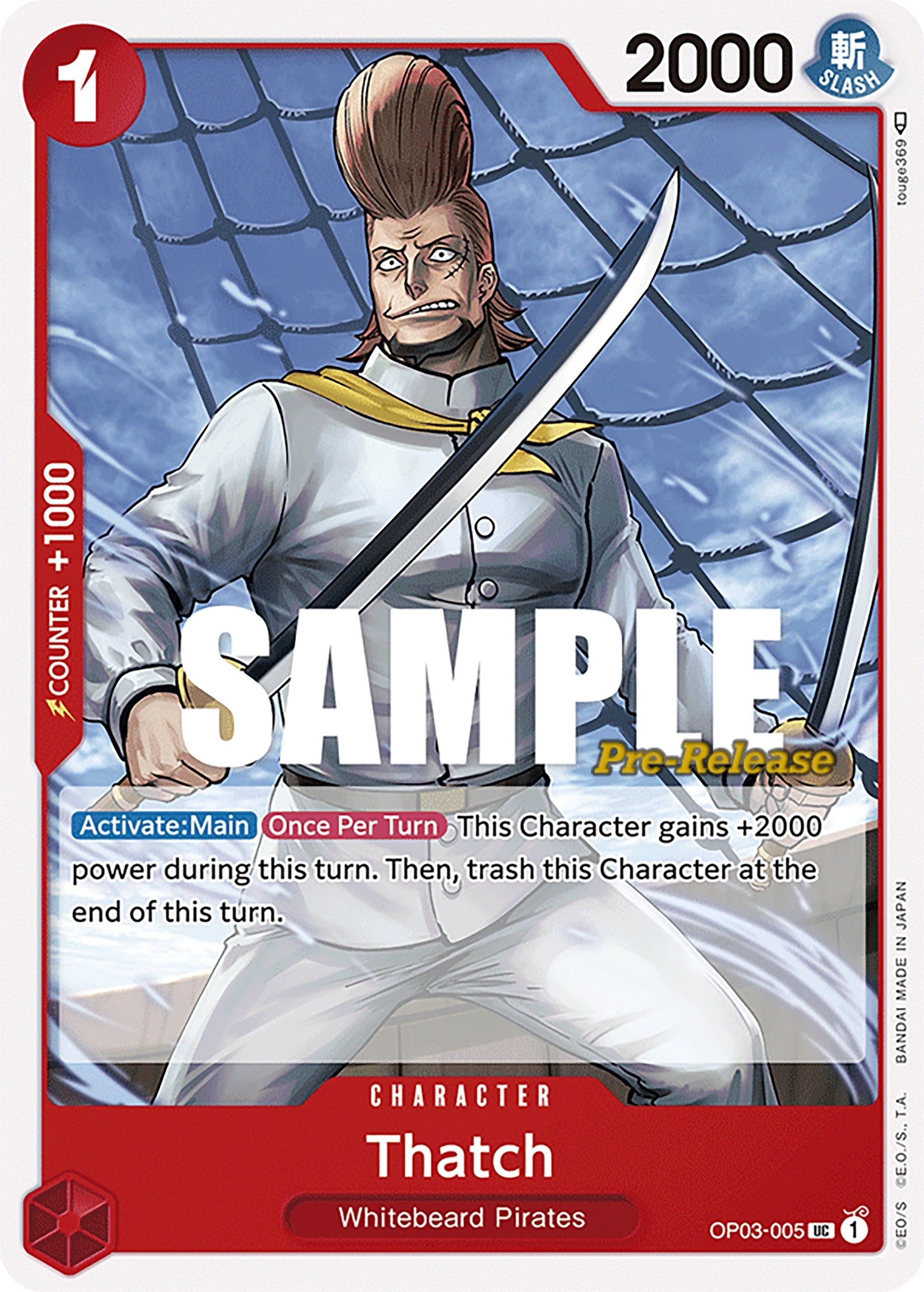 Thatch (OP03-005) (OP03 PRE)