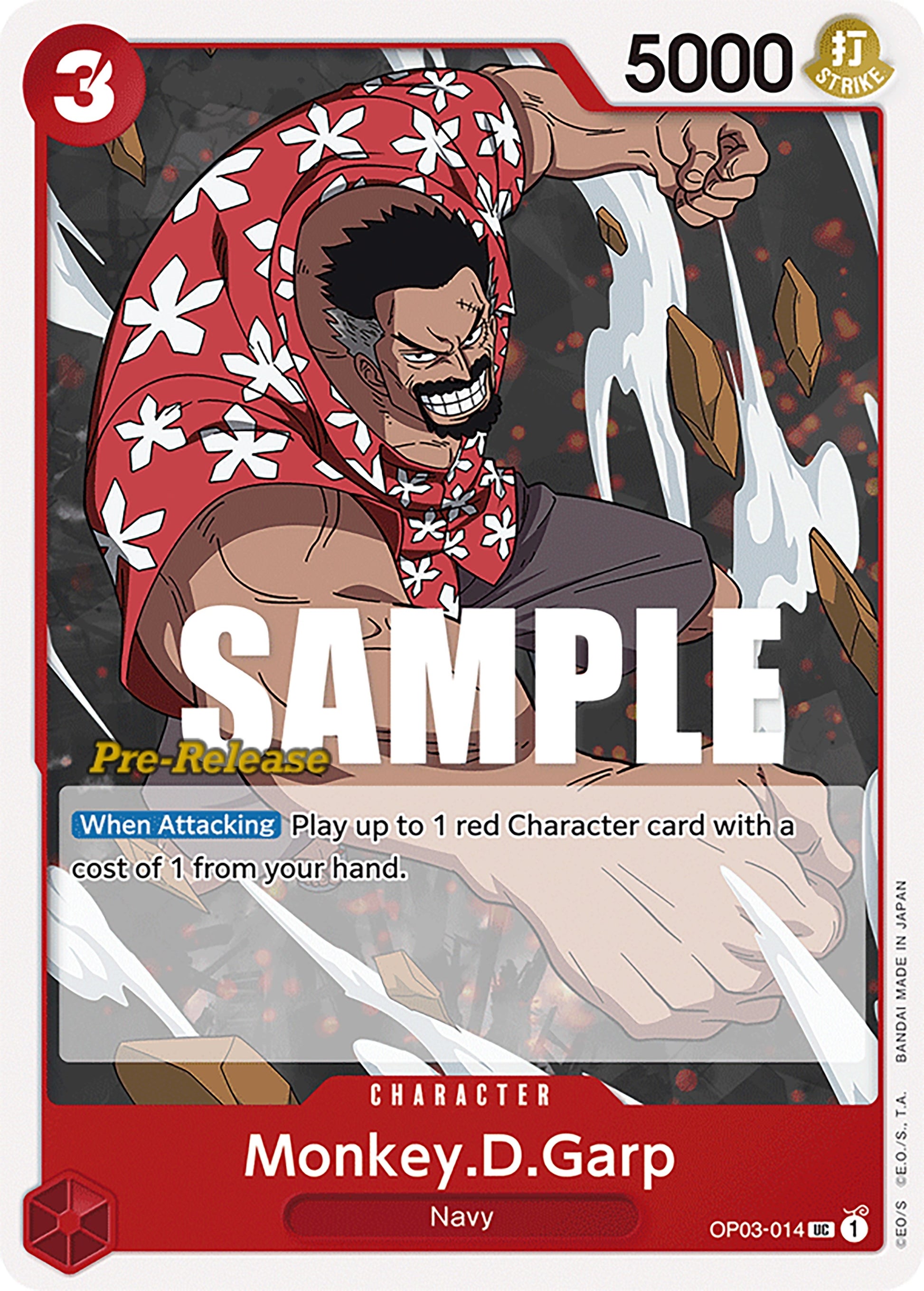 Image for Monkey.D.Garp (OP03-014) (OP03 PRE) - One Piece Card Game