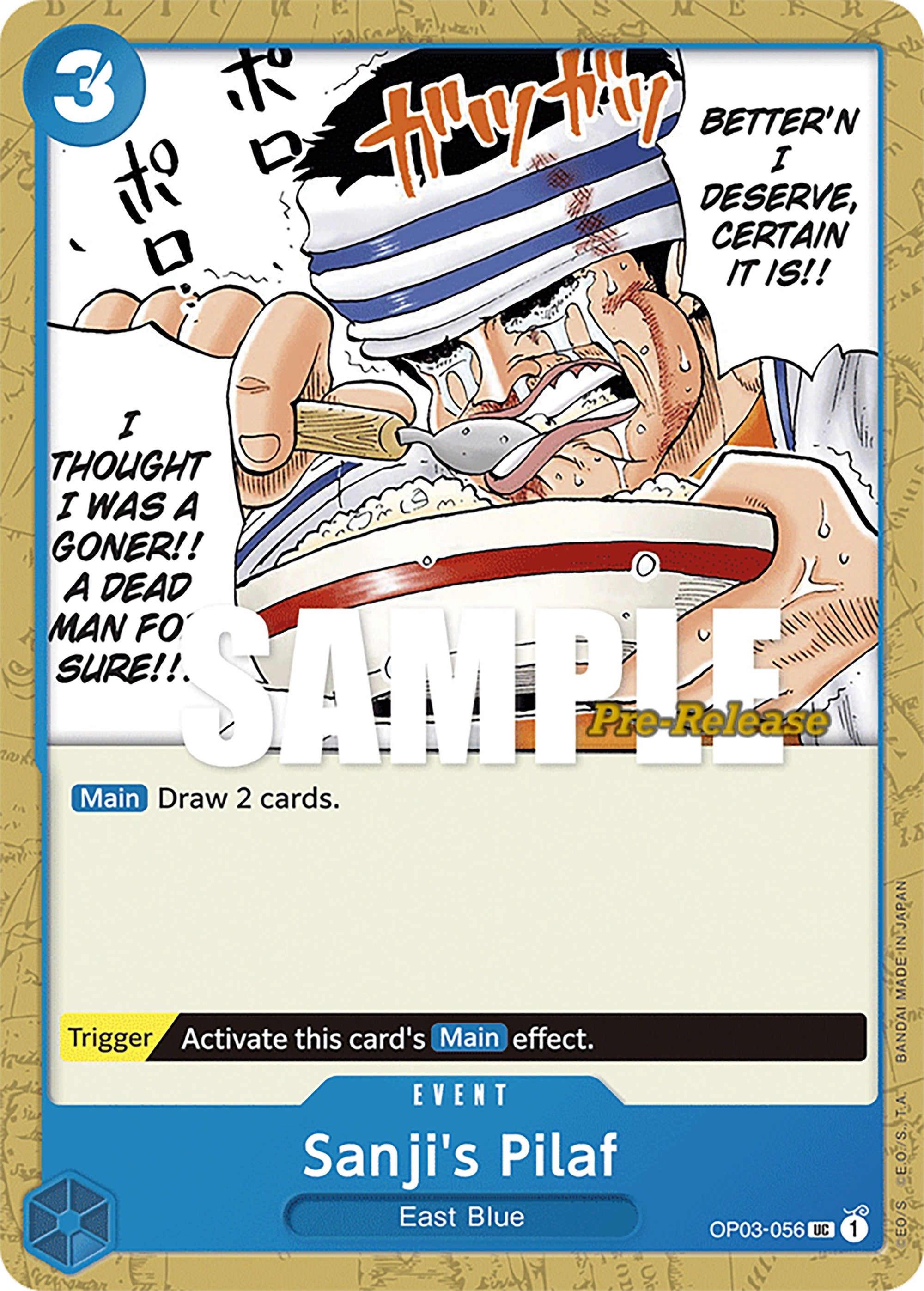 Sanji's Pilaf (OP03-056) (OP03 PRE)