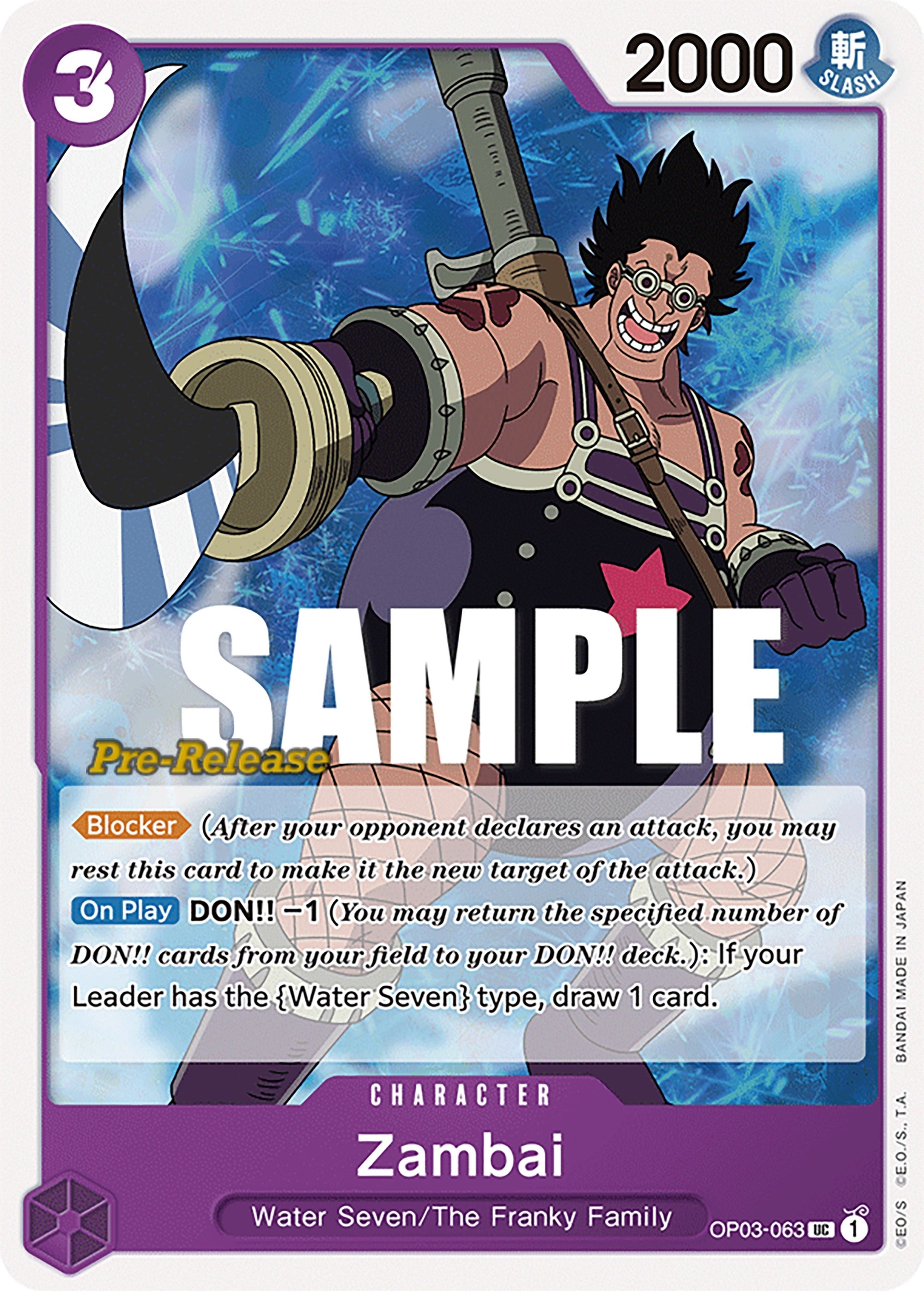 Zambai (OP03-063) (OP03 PRE)