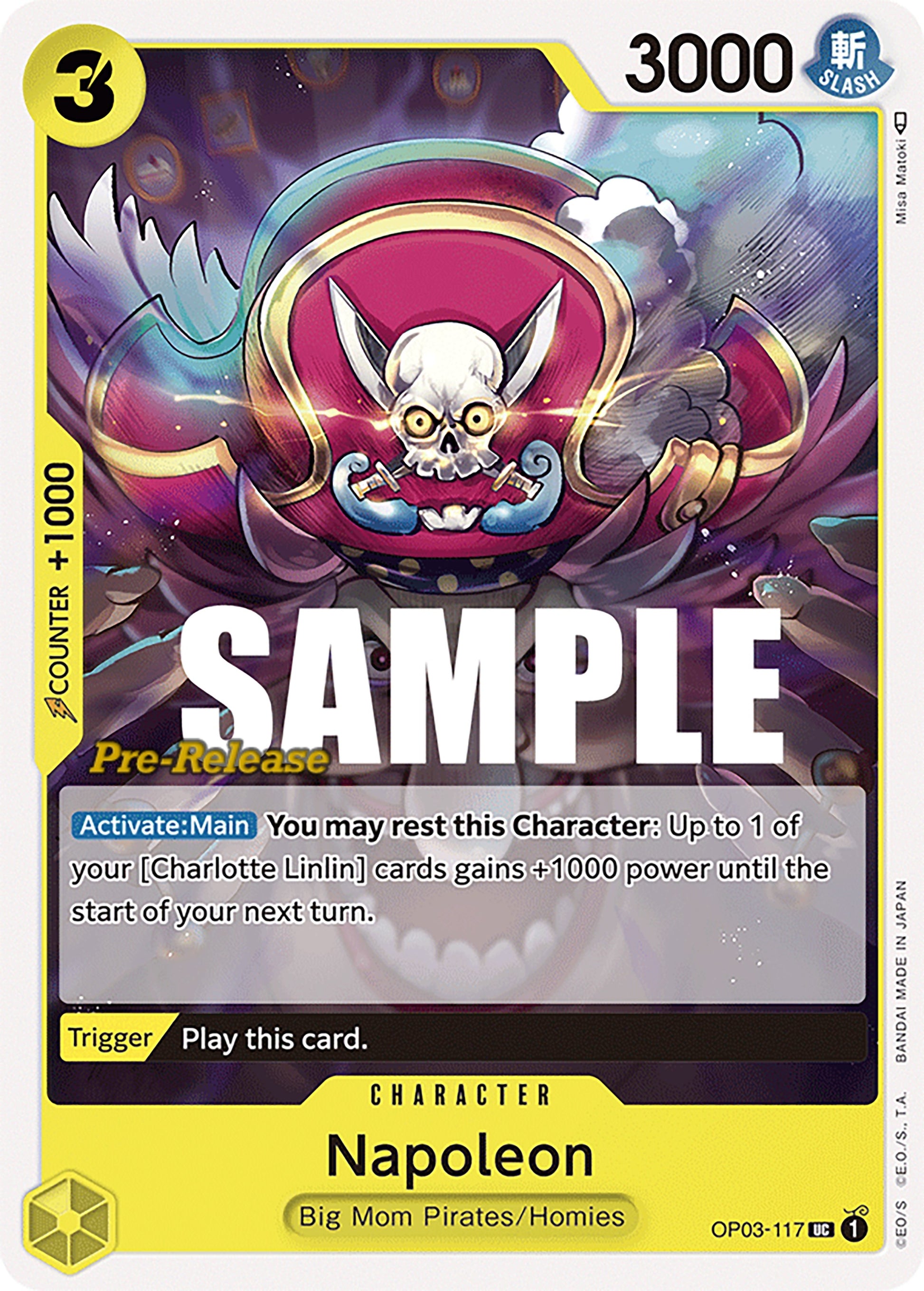 Image for Napoleon (OP03-117) (OP03 PRE) - One Piece Card Game