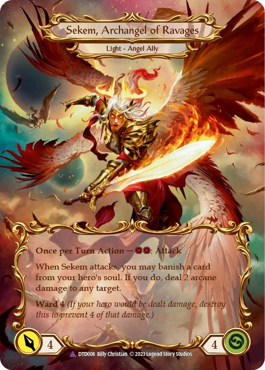 Figment of Ravages // Sekem, Archangel of Ravages (Marvel) (DTD008) (DTD)