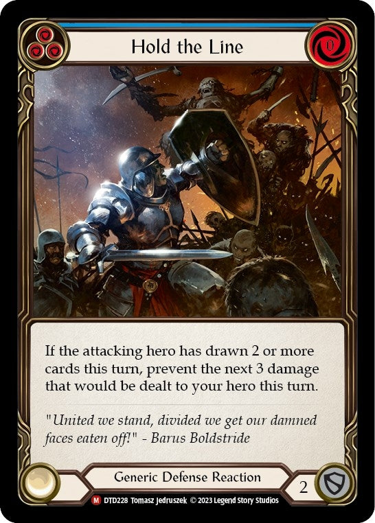 Hold the Line (DTD228) (DTD)
