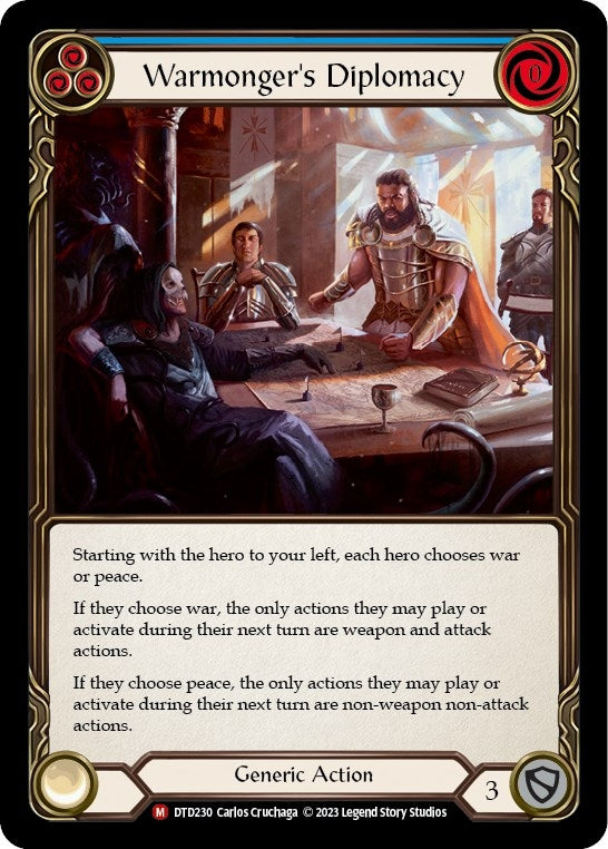 Warmonger's Diplomacy (DTD230) (DTD)