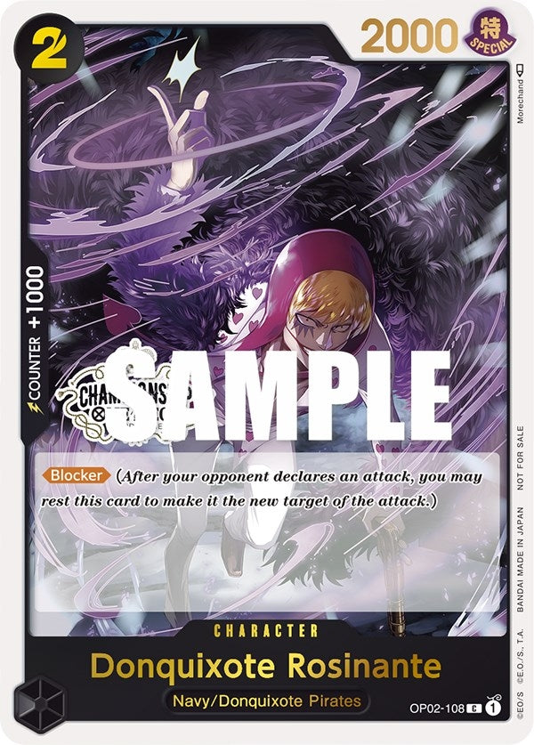 Donquixote Rosinante (Store Championship 2023 Participation Pack Vol.1) (OP02-108) (OP-PR)