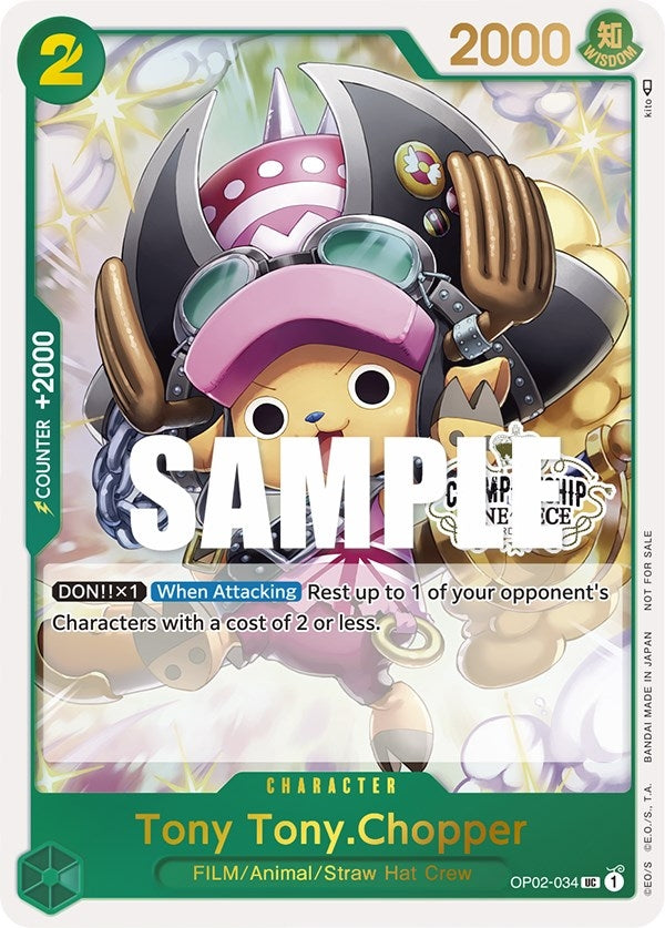 Tony Tony.Chopper (Store Championship 2023 Participation Pack Vol.1) (OP02-034) (OP-PR)