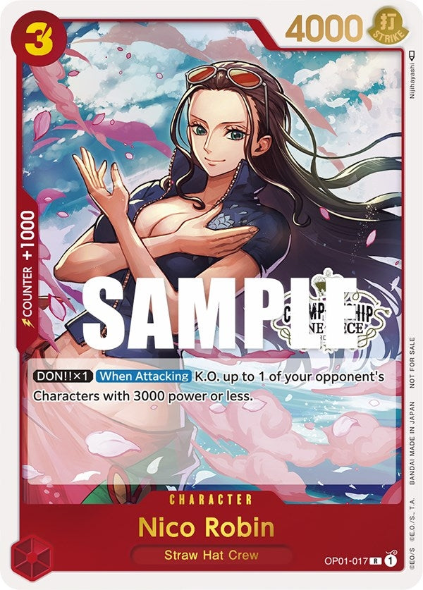 Nico Robin (Store Championship 2023 Participation Pack Vol.1) (OP01-017) (OP-PR)