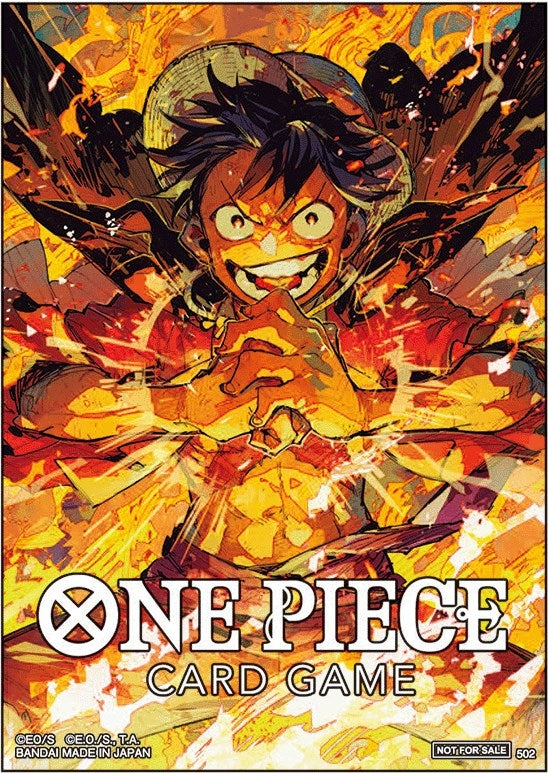One Piece Card Game Official Sleeves - Monkey.D.Luffy (Store Championship Participation) (10-Pack)