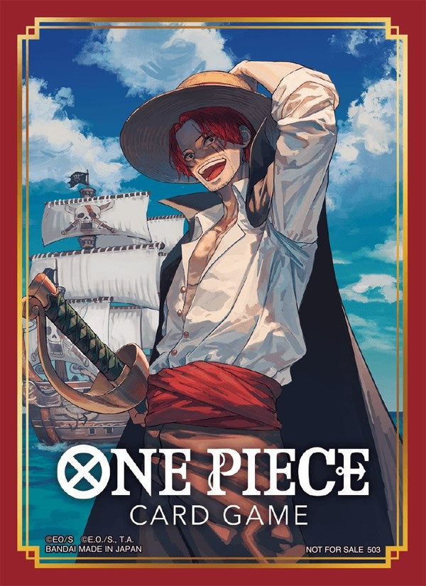 One Piece Card Game Official Sleeves - Shanks (10-Pack)