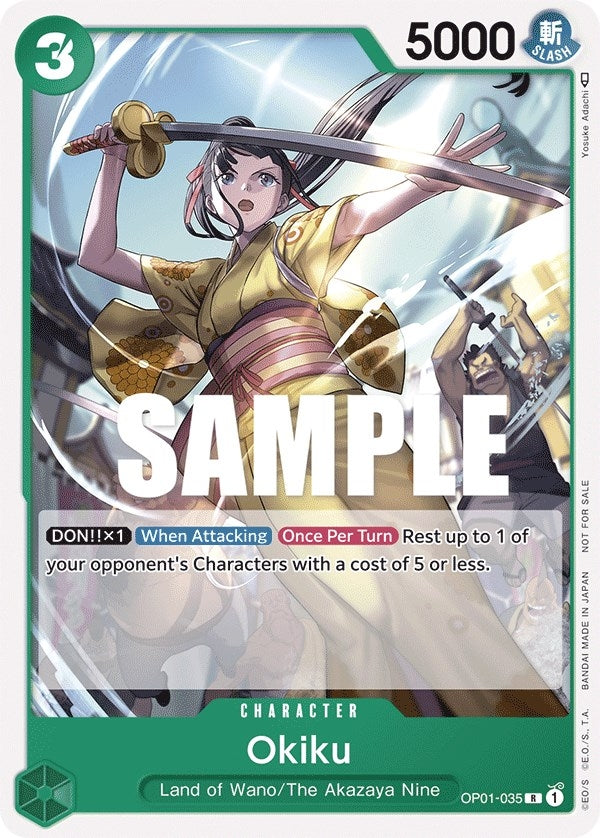 Okiku (Tournament Pack Vol. 4) (OP01-035) (OP-PR)