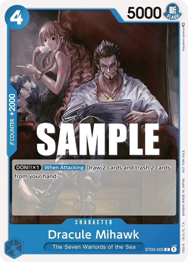 Image for Dracule Mihawk (Tournament Pack Vol. 4) (ST03-005) (OP-PR) - One Piece Card Game