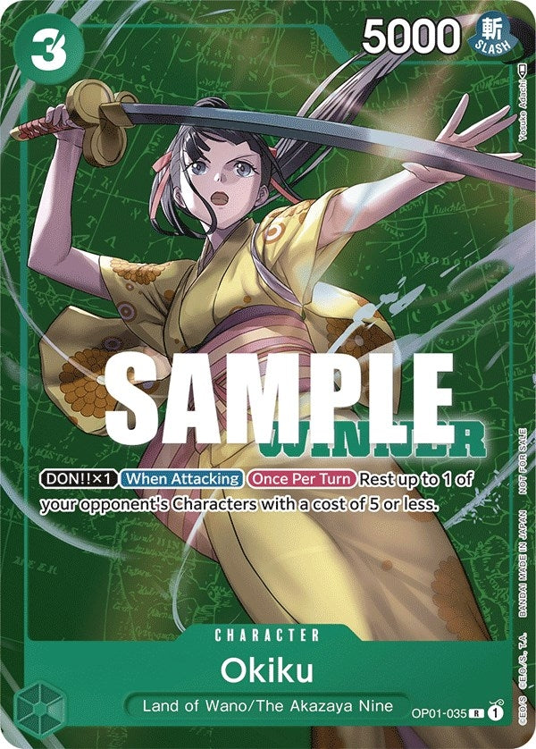 Image for Okiku (Winner Pack Vol. 4) (OP01-035) (OP-PR) - One Piece Card Game