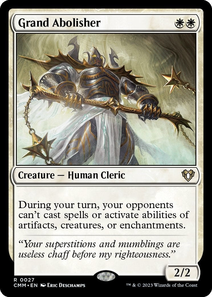 Sp Magic: The Gathering - Grand Abolisher (27) (CMM)