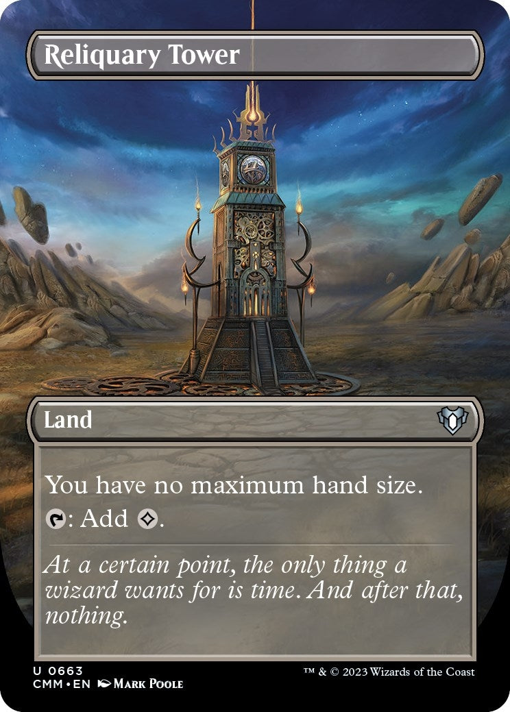 Sp Magic: The Gathering - Reliquary Tower (Borderless) (663) (CMM)