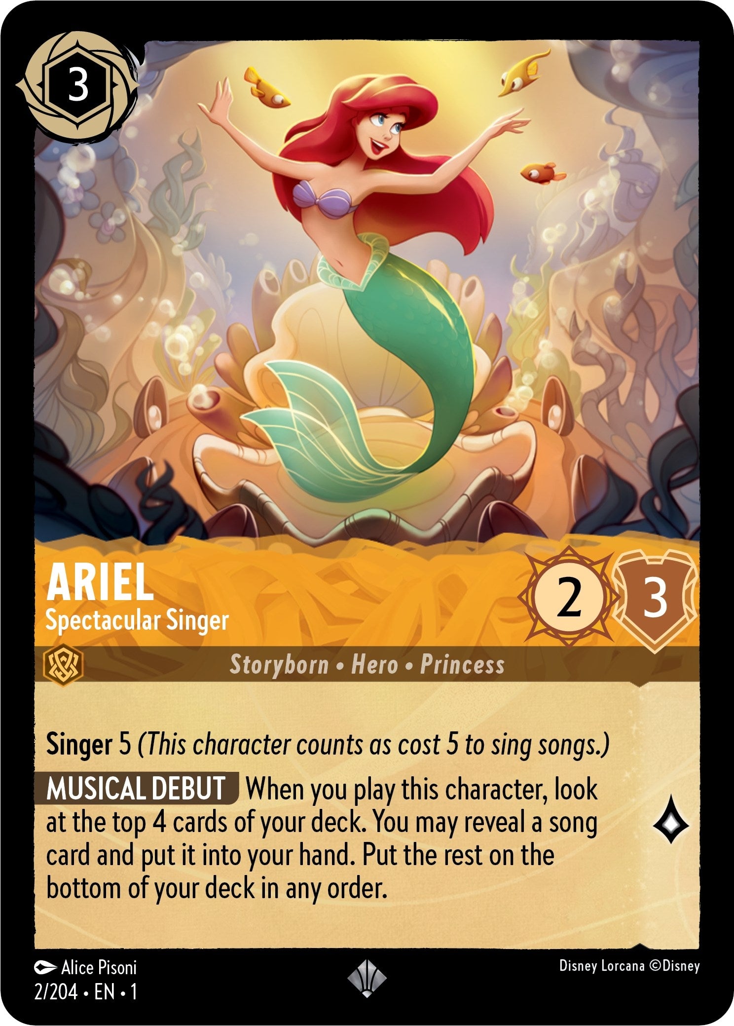 Ariel - Spectacular Singer (2/204) (1)